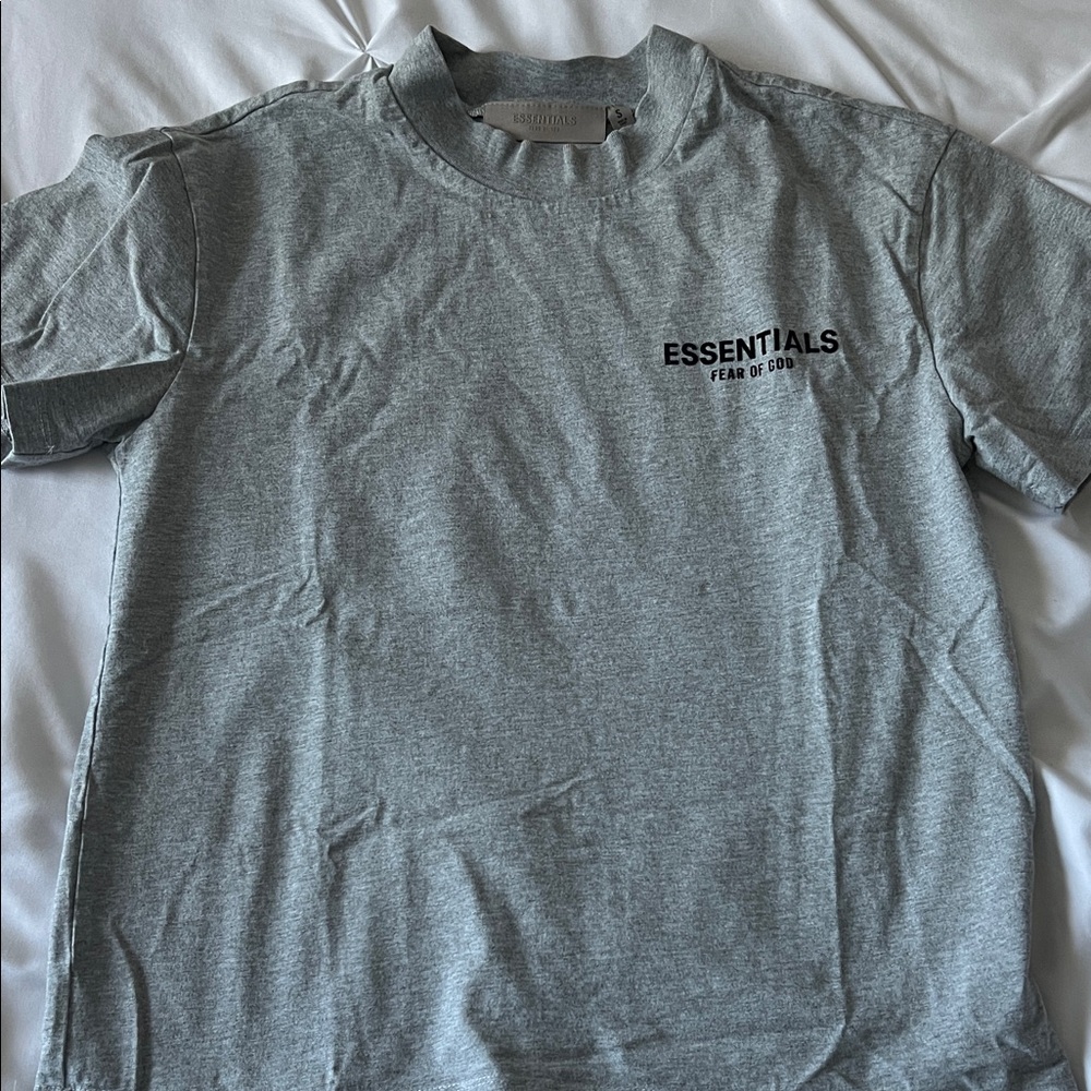 Essentials Gray Short Sleeve Tee